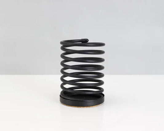 Metal Pen Holder Black 9cm