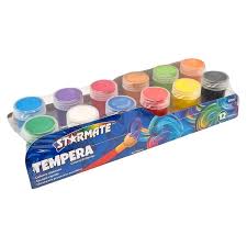 Starmate Tempera Poster Paint 12pk 20ml